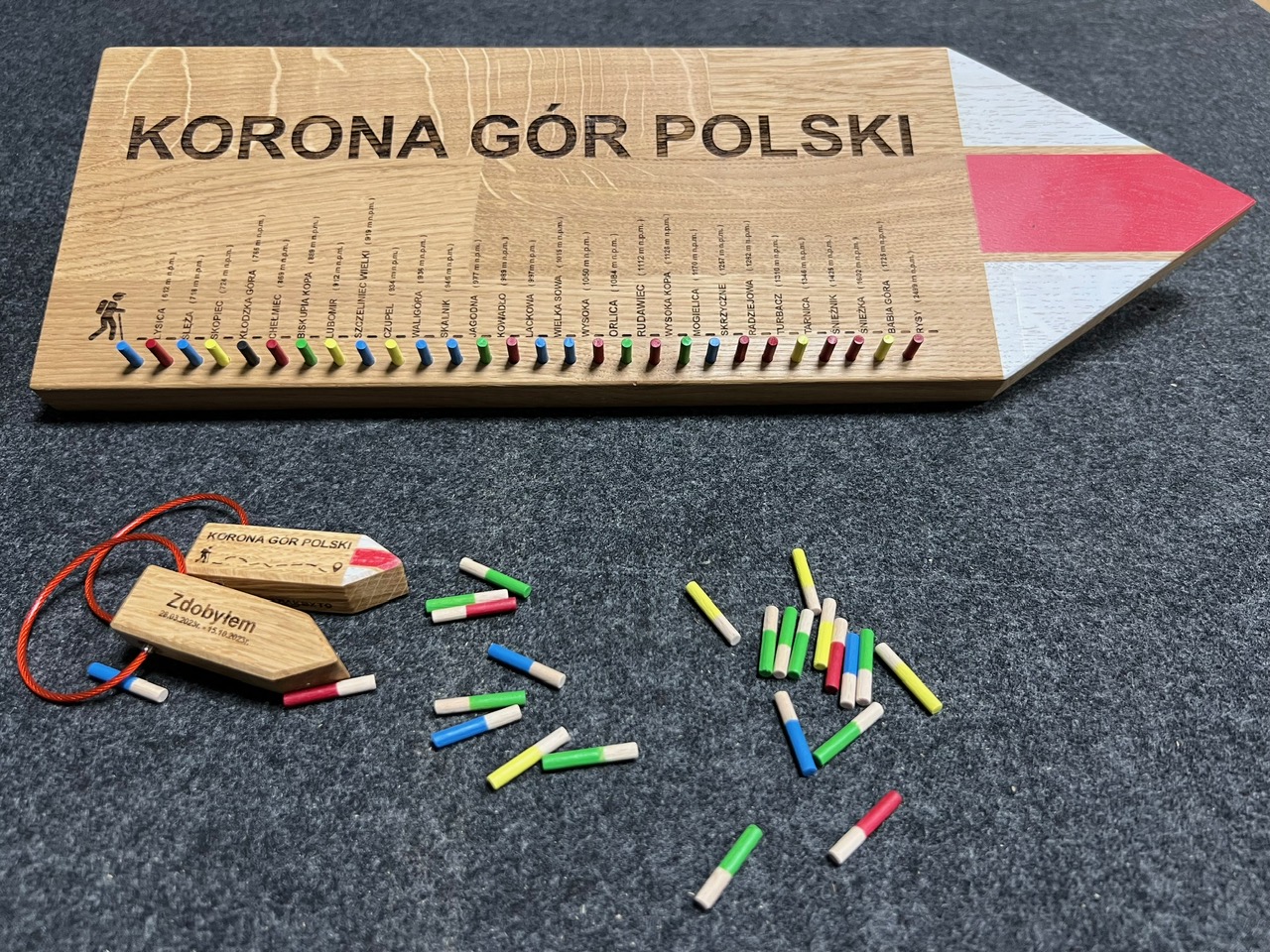 dekor MOJA KORONA GÓR POLSKI